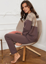 Элегантный джемпер свободного силуэта (Размер: XS) (Цвет: коричневый)