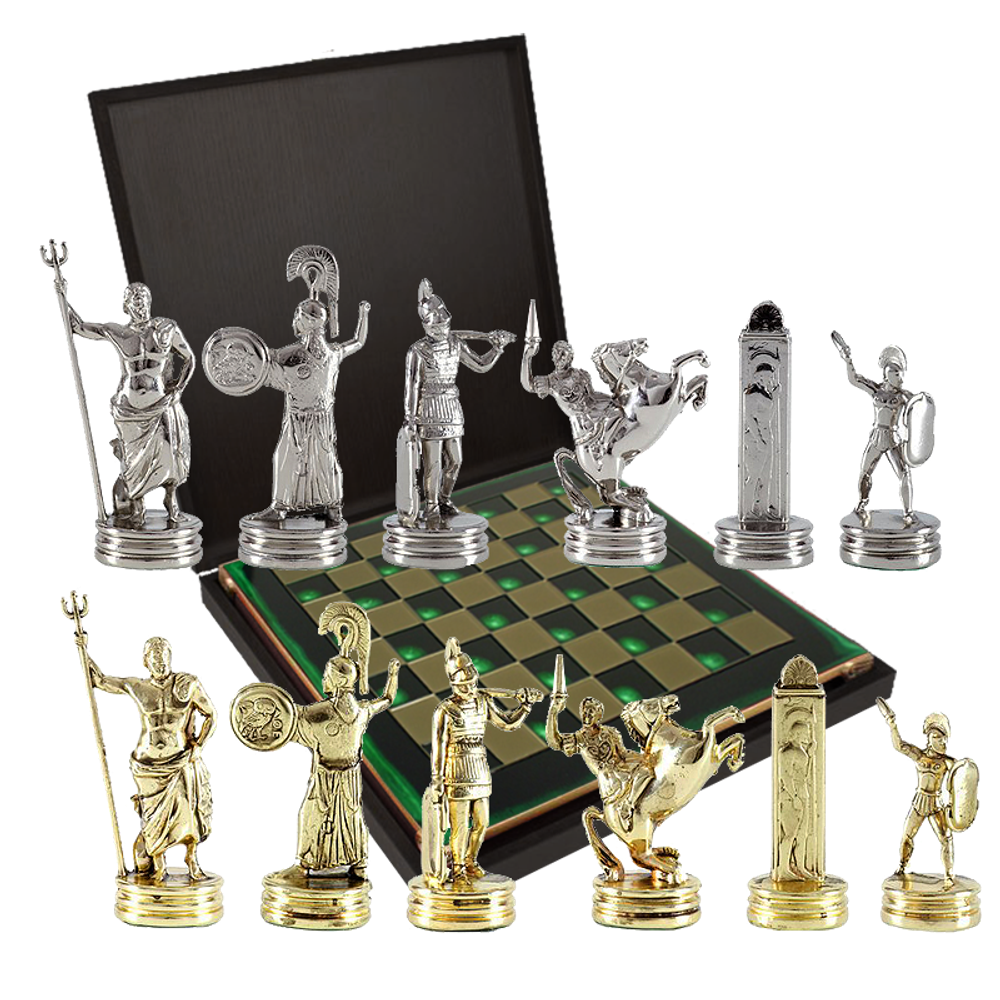 Manopoulos Шахматный набор Троянская война