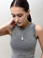 Колье "Cord Pearl" Gray с жемчугом