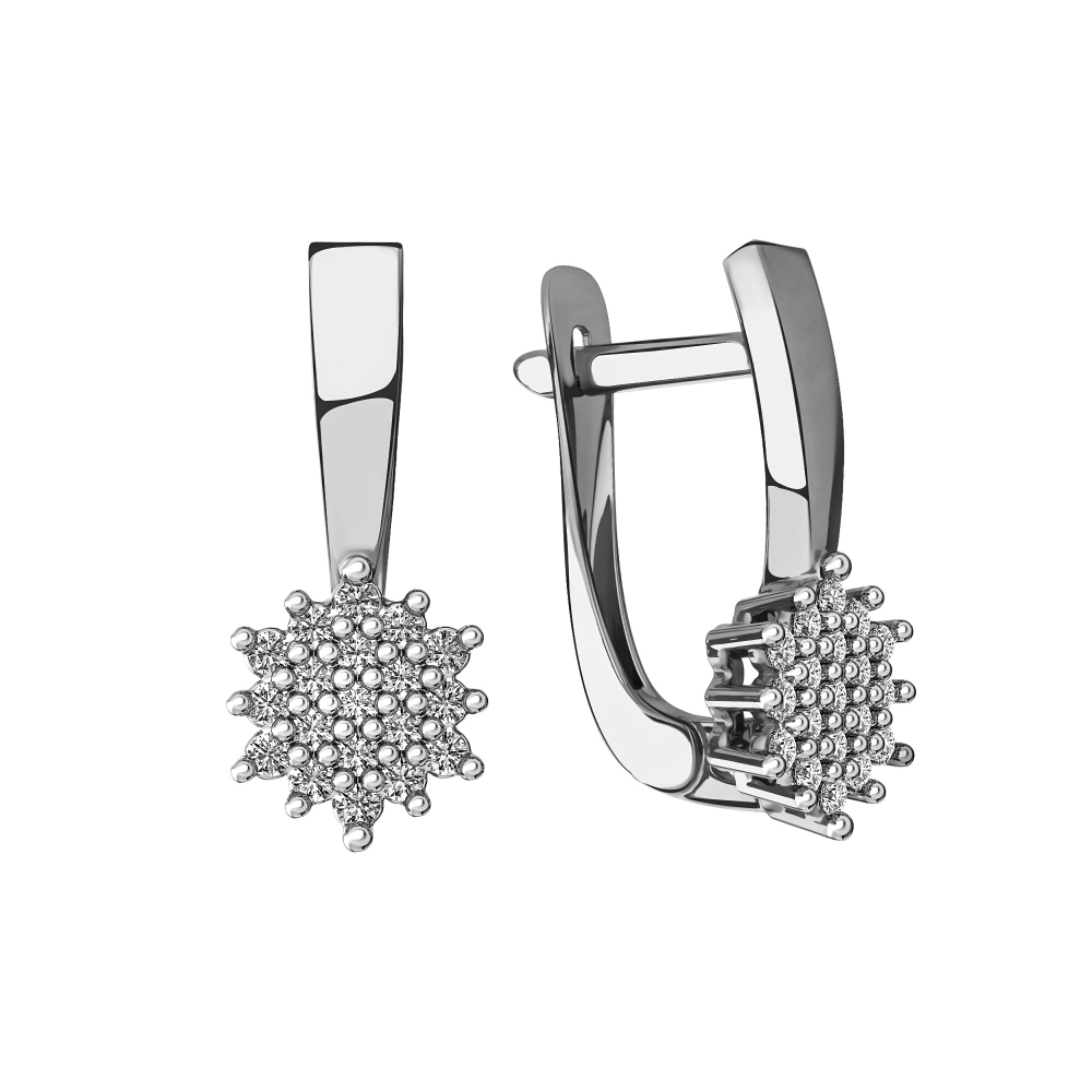Серьги из золота 585 пробы