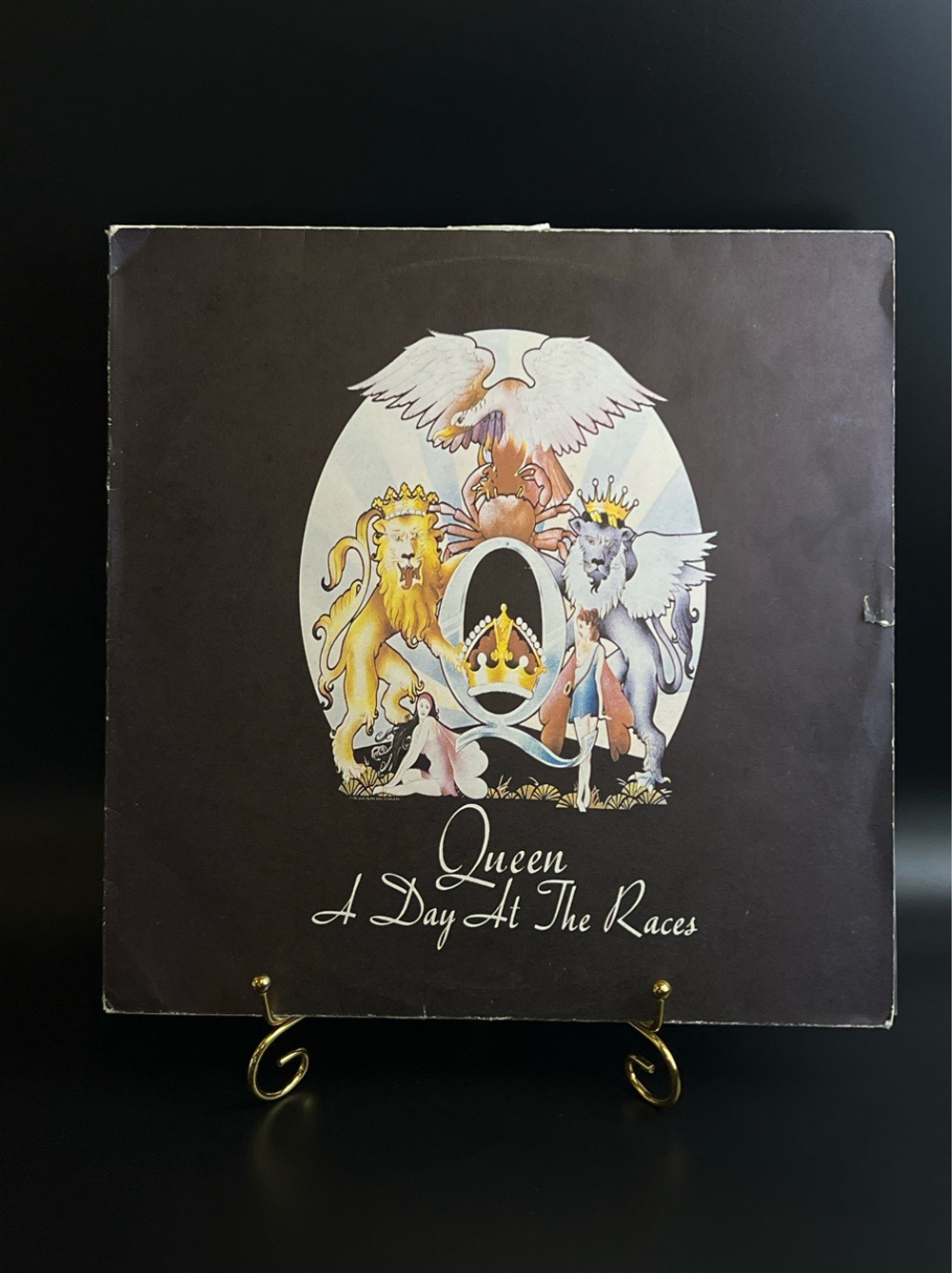 LP Queen – A Day At The Races. Виниловая пластинка 12 дюймов Santa Records