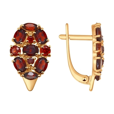 Серьги Au 585 (724411)