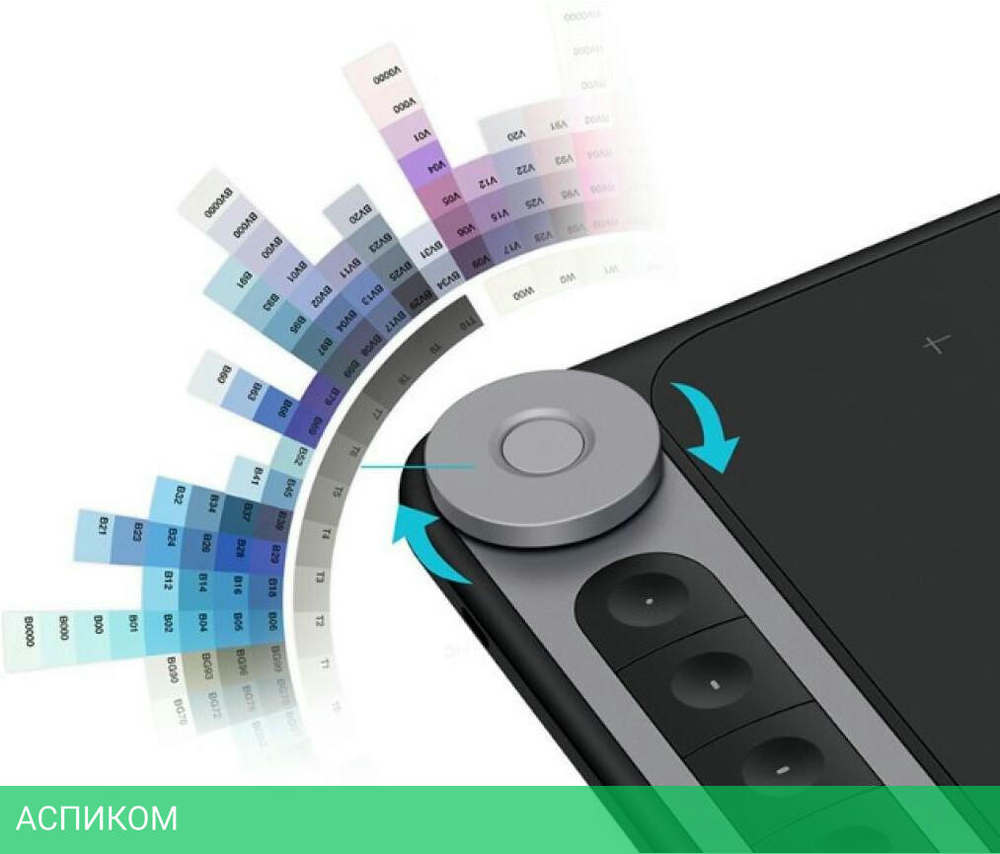 Графический планшет Huion Inspiroy Dial (Q620M)