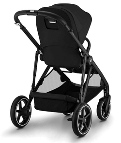 Прогулочная коляска Cybex Gazelle S BLK Moon Black с корзиной и дождевиком