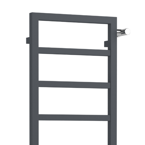 Полотенцесушитель WARMMET настенный вертикальный Simple ГРАФИТ RAL7025