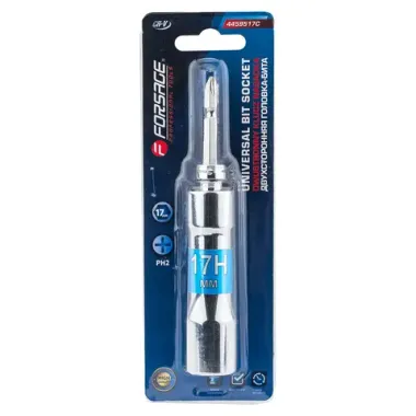Головка-бита двухсторонняя 17мм Forsage F-4459517C