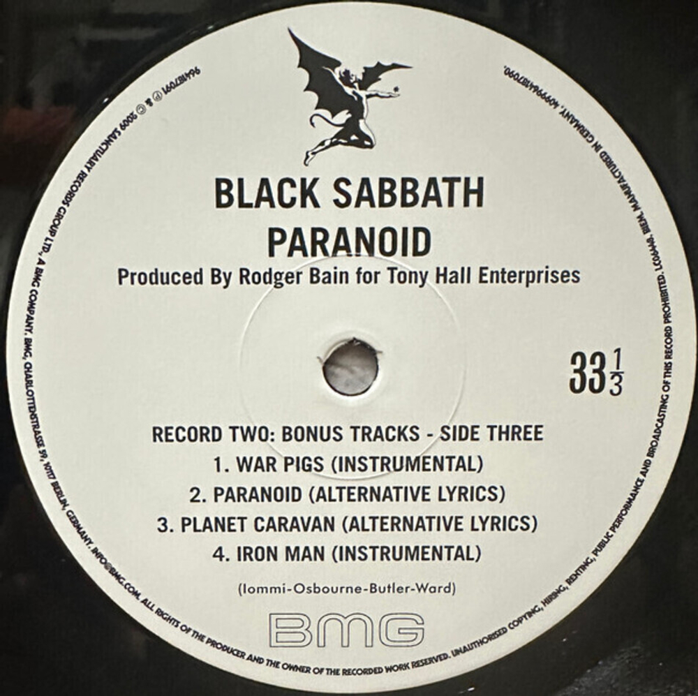 Black Sabbath / Paranoid (Deluxe Edition)(2LP)
