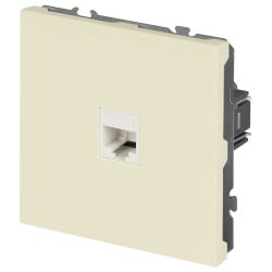 Розетка ЭРА Galaxy 15-3107-02 информационная RJ45 IP20 слоновая кость | Эра Galaxy