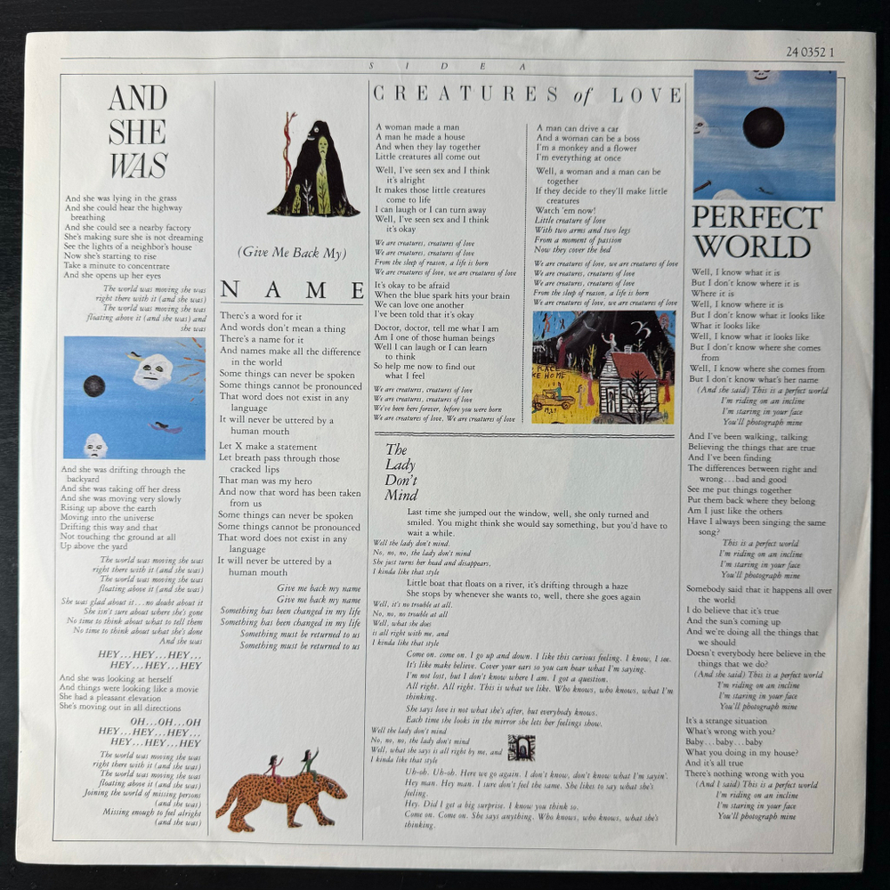 Talking Heads - Little Creatures (Европа 1985г.)