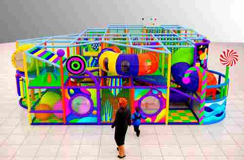 Детский игровой лабиринт «Краски веселья»