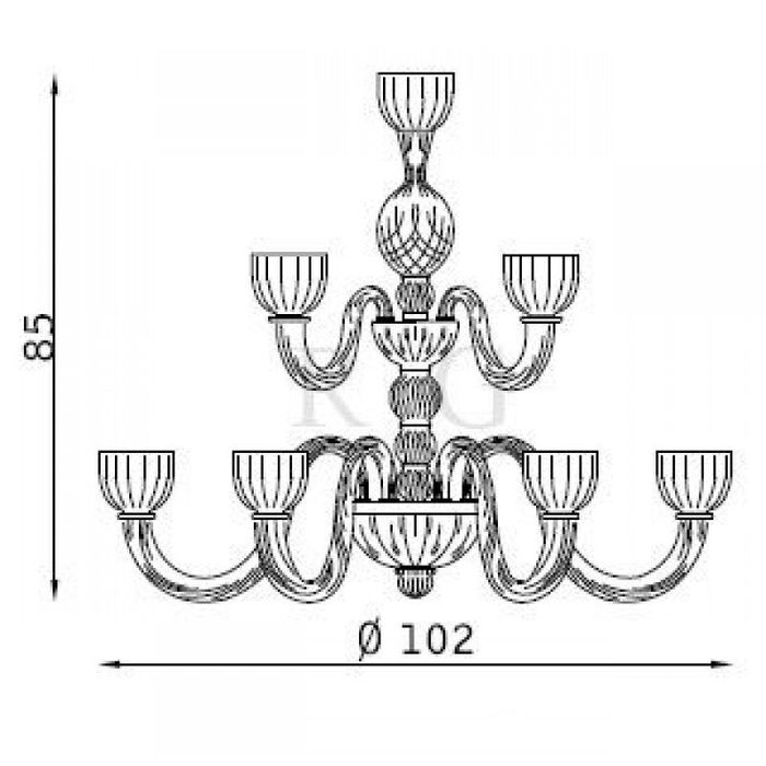 Люстра Zonca Soffio 32377