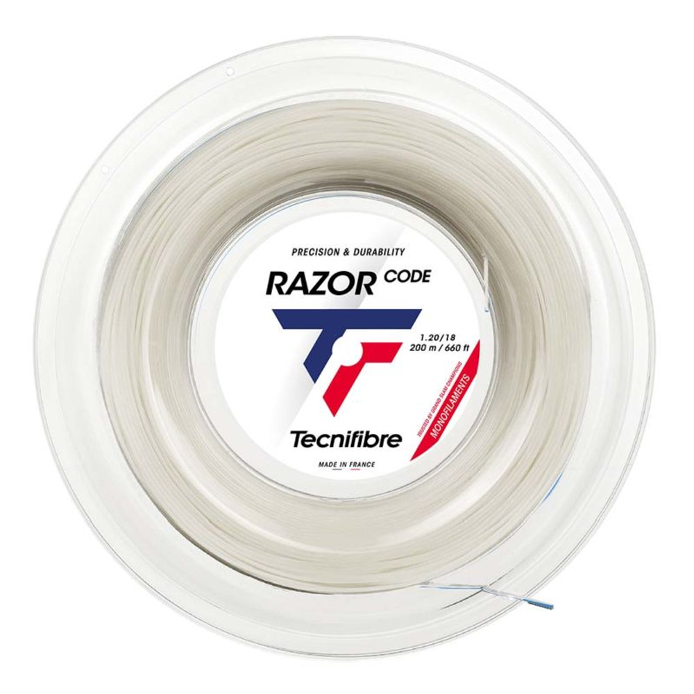 Струны теннисные Tecnifibre Razor Code (200 m) - white