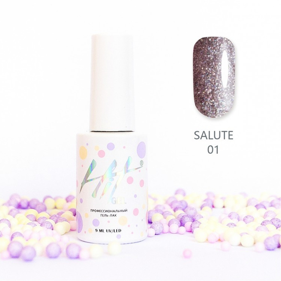 Гель-лак ТМ &quot;HIT gel&quot; №01 Salute, 9 мл