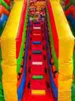 Надувной батут-горка «Славянский 2», 6x4x4.5 м