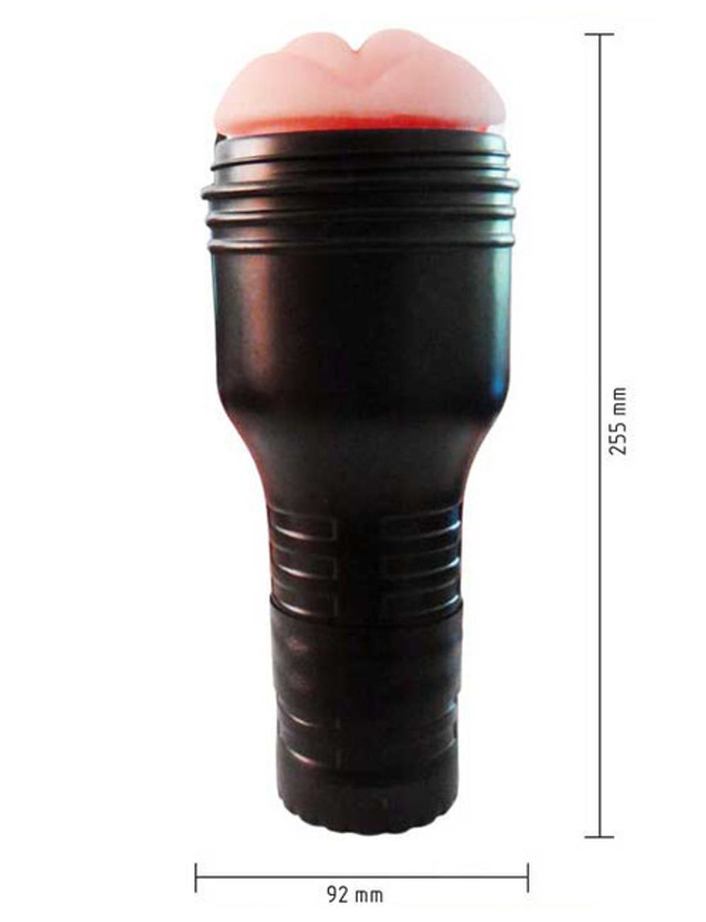 Мастурбатор-попка с вибрацией в футляре Hustler (4 режима) (Цвет: телесный)