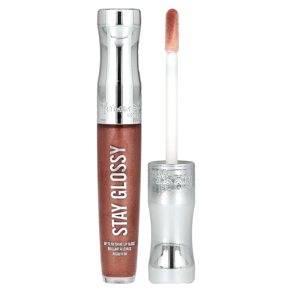 Rimmel London, Stay Glossy, блеск для губ, 455 Penny to My Name, 5,5 мл (0,18 жидк. унц.)
