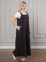 Сарафан 1251 серый Novita (Акция)