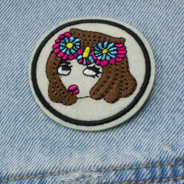 Нашивка на рюкзак и на одежду. Girl