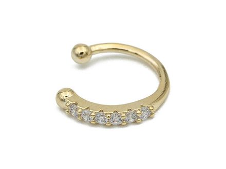 Кафф со стразами тонкий