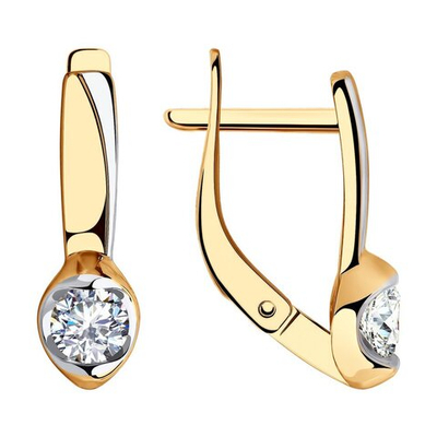 Серьги Au 585 (028459)