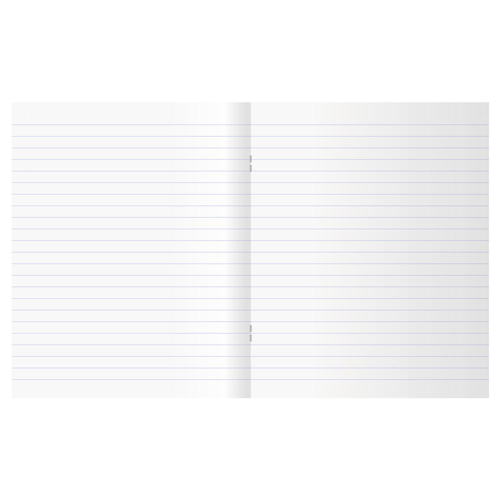 Тетрадь 96л, А4, бумвинил, линия, Би-Джи, синий