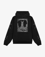 Худи Волчок Burning Death черный