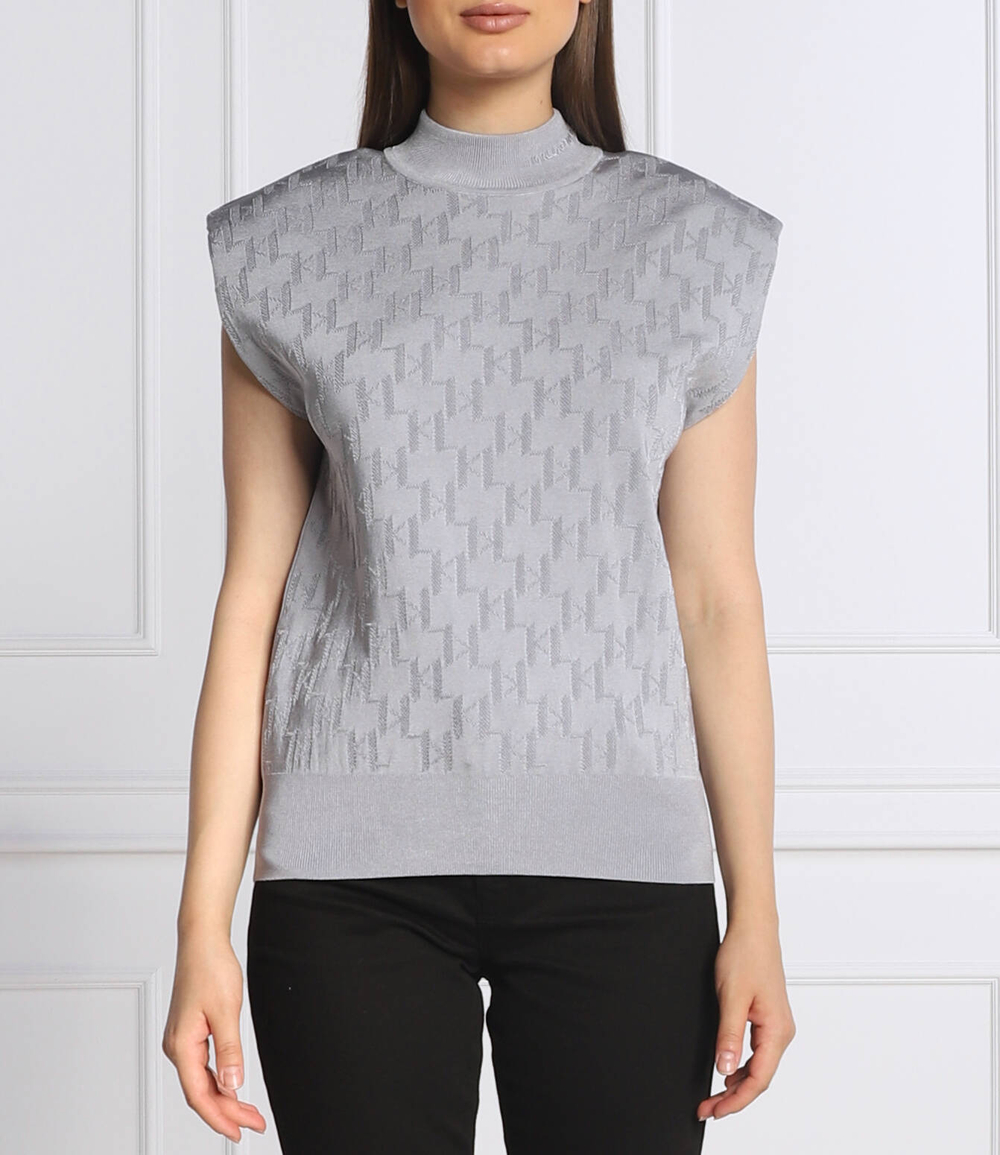 топ Karl Lagerfeld - серый(225W2000)