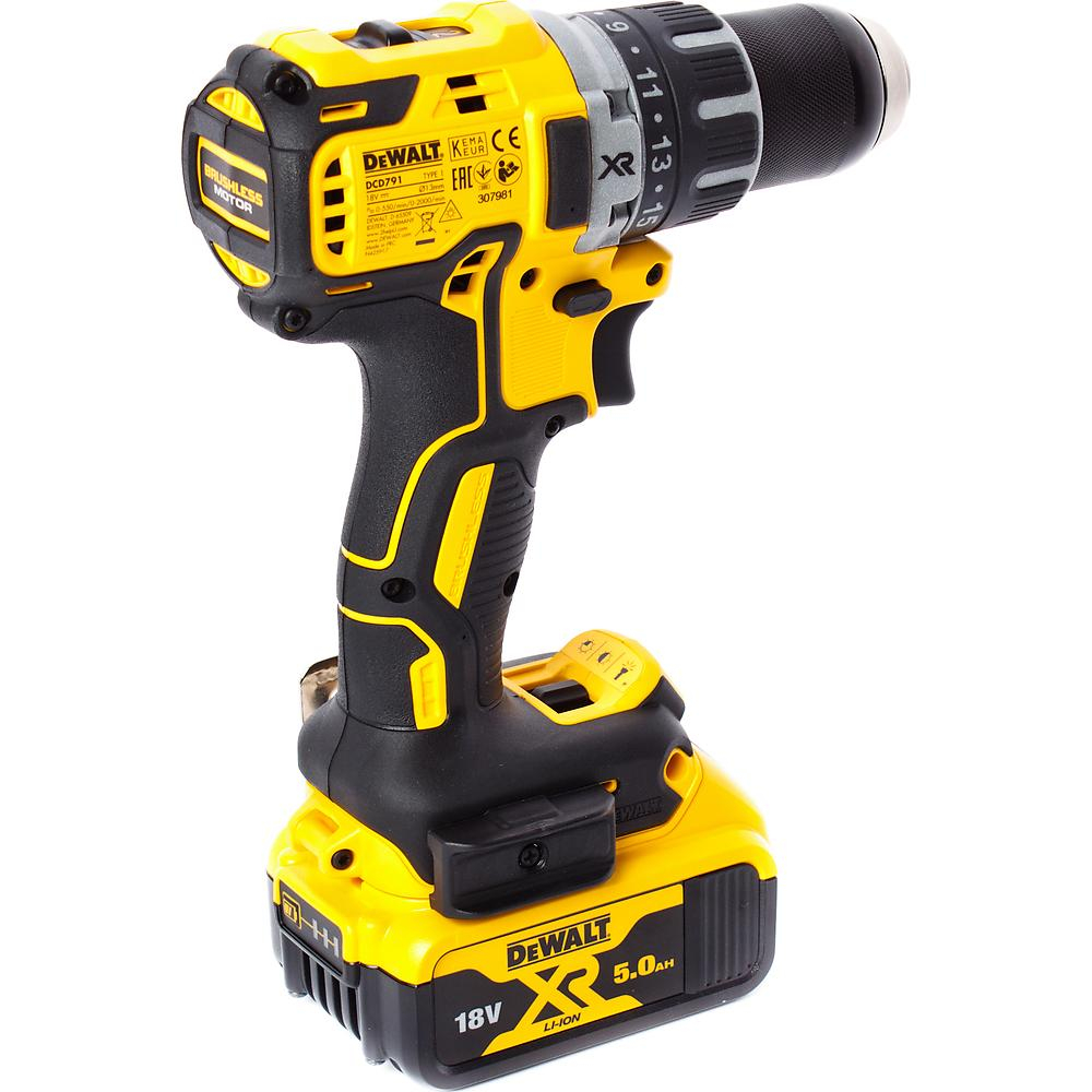 Аккумуляторная дрель-шуруповерт DeWalt DCD791P2