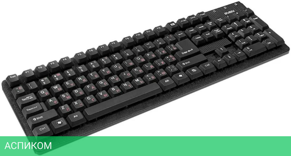 Клавиатура Sven Standard 301 USB+PS/2 Black (SV-0310301PUB)