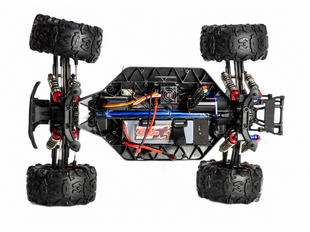 Радиоуправляемый монстр Remo Hobby Dinosaurs Master синий 4WD RTR масштаб 1:8 2.4G - RH8035-Blue