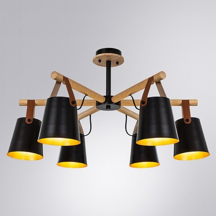 Люстра на штанге Arte Lamp Thomas A7032PL-6BK