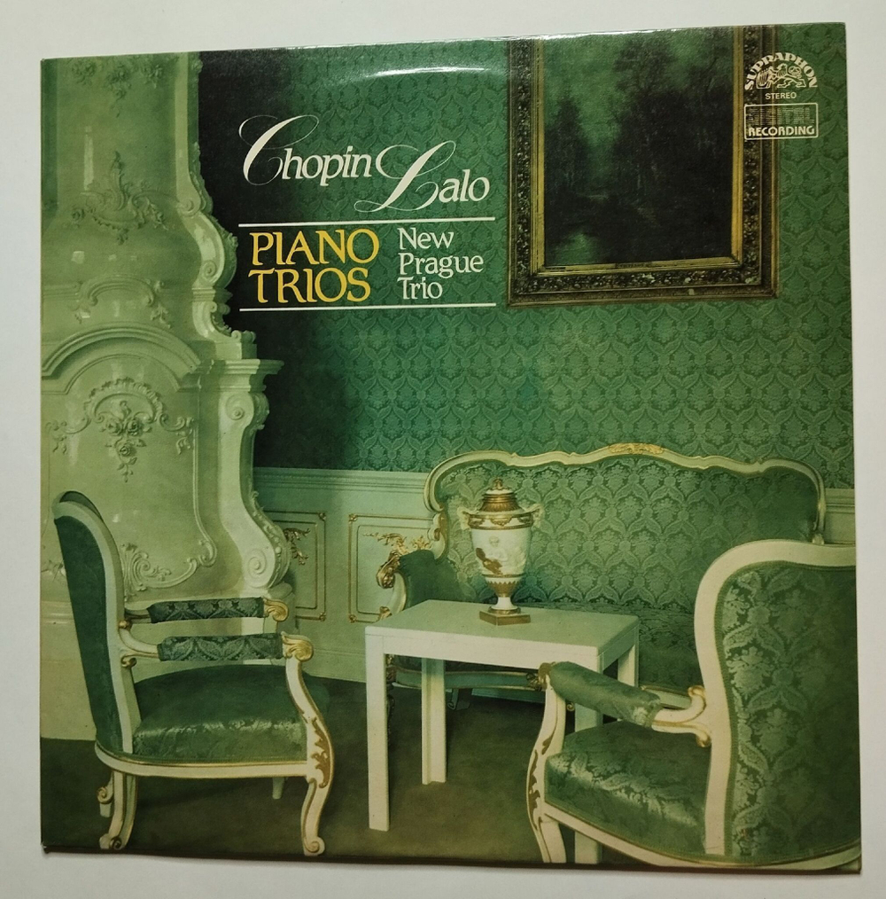 Винтажная виниловая пластинка LP Chopin Шопен, Lalo, New Prague Trio Piano Trios (Чехослоавкия 1988)