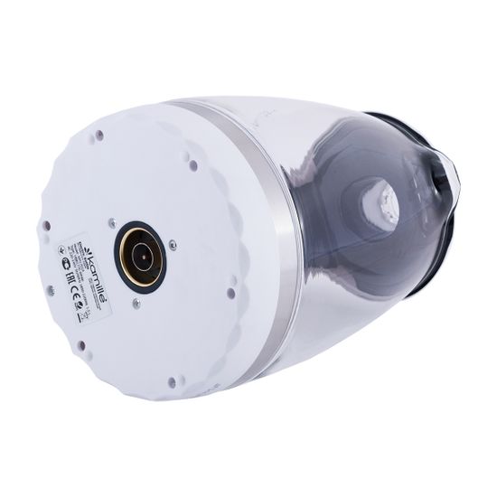 Чайник электрический 1,5 л. стеклянный Kamille KM-1701A (белый) с синей LED подсветкой