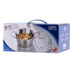 Кастрюля из нержавеющей стали Gipfel Era 1377 18 см/2 л