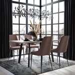 Стол TEO раскладной (120+40), цемент светлый