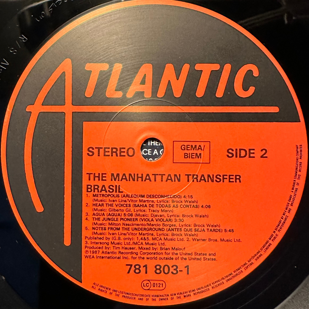 The Manhattan Transfer - Brasil (Европа 1987г.)
