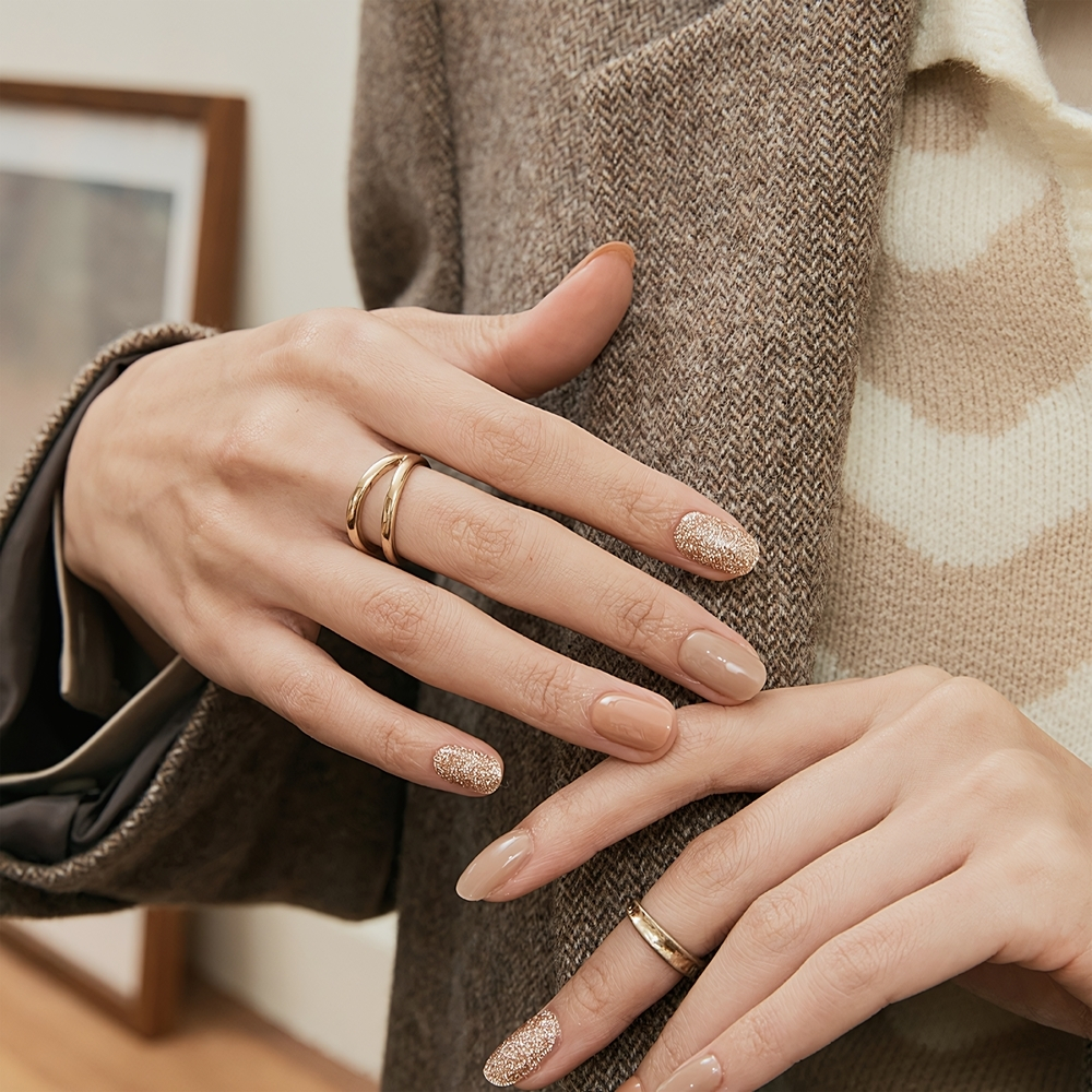 ohora Gel Nail Sticker N Carmel - наклейки для ногтей, 1 шт.