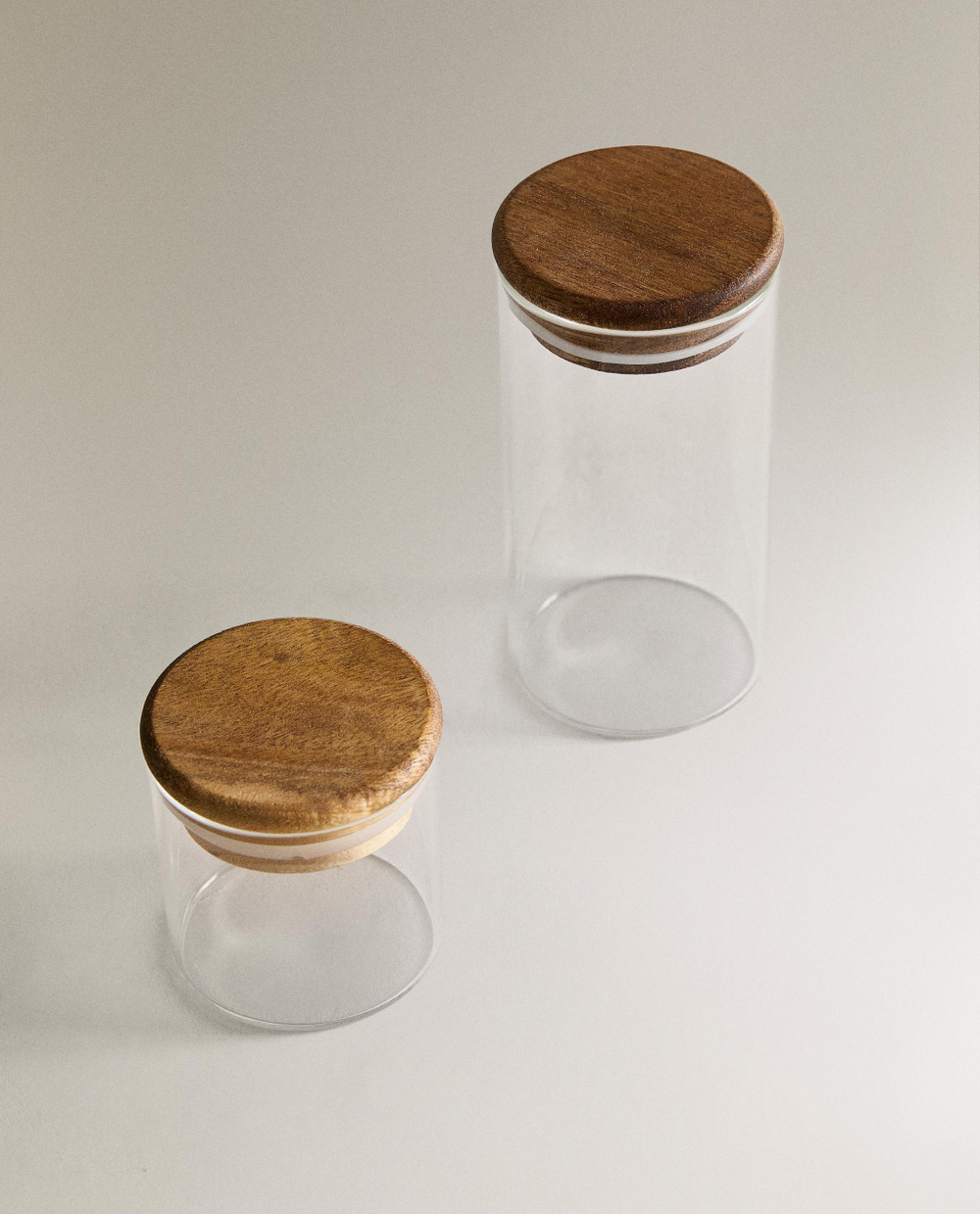 Zara Home пищевой контейнер из боросиликатного стекла, цвет прозрачный, 6 см