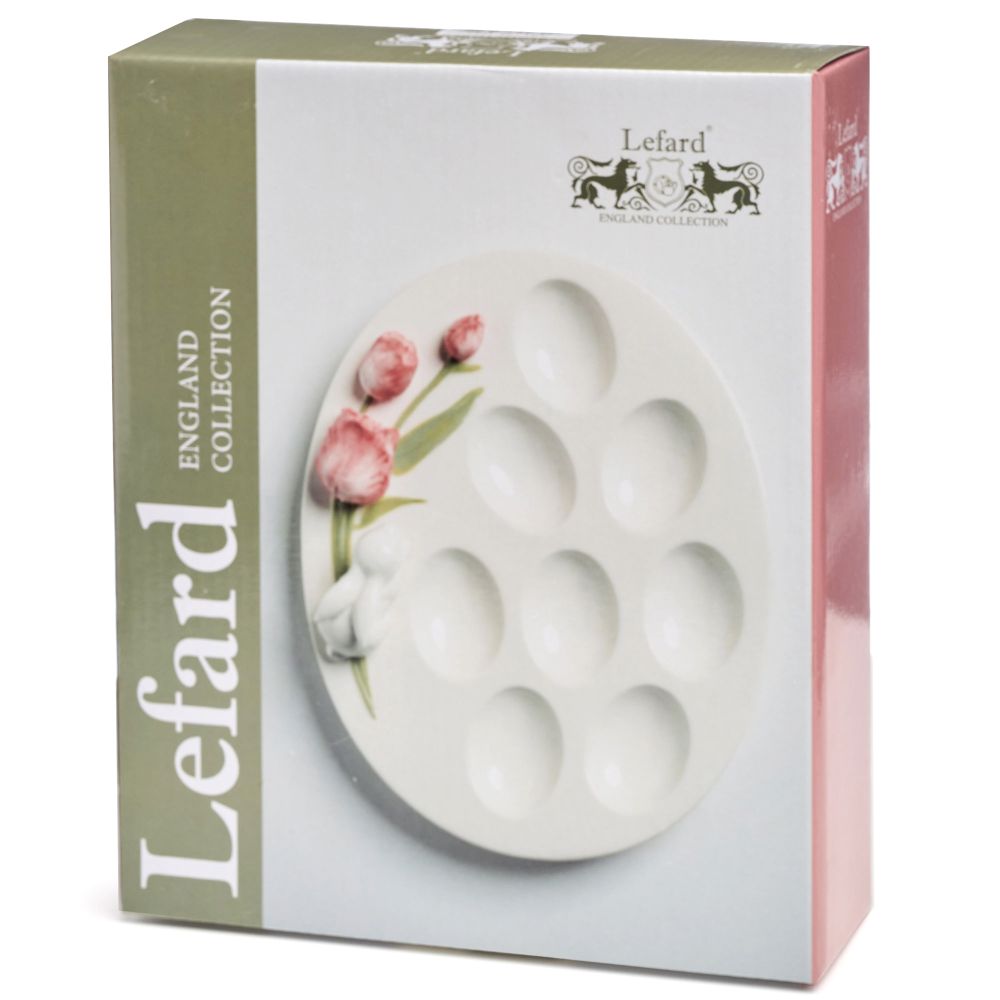 БЛЮДО ДЛЯ 8 ЯИЦ LEFARD "SUNDAY" 23*21*5,5 СМ
