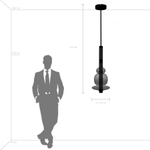 737540  2КОР! Люстра EMISFERO LED 4х6W 1200LM ЗОЛОТО/МУЛЬТИКОЛОР 3000K