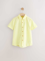 Рубашка с коротким рукавом для мальчика Next AB7-099, Лимонный
