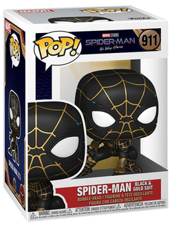 Фигурка Funko POP! Bobble Marvel Spider-Man No Way Home Spider-Man (Black & Gold Suit) (911) 56827