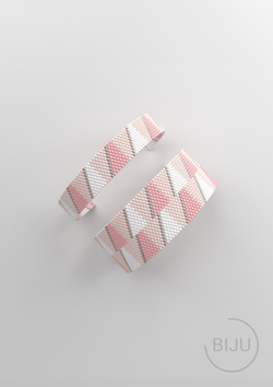 Схема PEYOTE, Схема браслета мозаичное плетение, узор из Miyuki Delica 11/0, файл PDF, №181