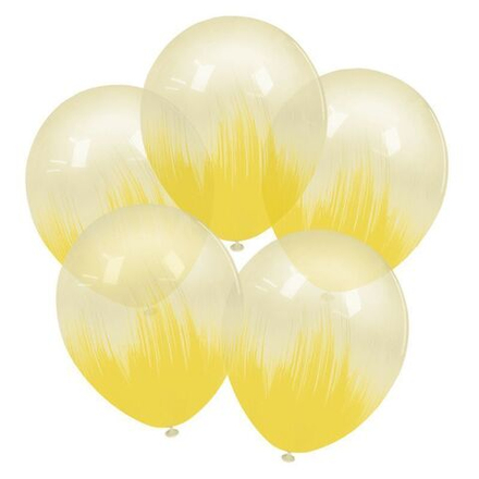 Шар с рисунком Браш Желтый хрусталь