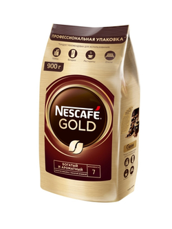 Кофе растворимый Nescafe Gold 900 г