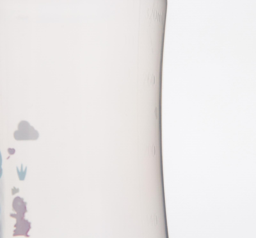 4770829 Бутылочка для кормления, 320 мл., широкое горло, цвет желтый