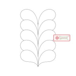 Линейка для стежки №13, 6мм (aрт. Z13)