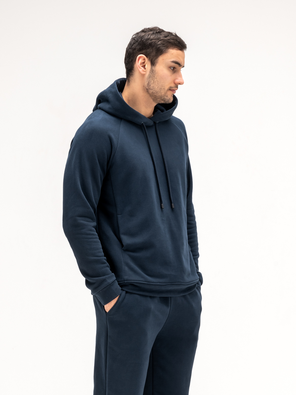 Костюм мужской спортивный (без начеса) Темно синий