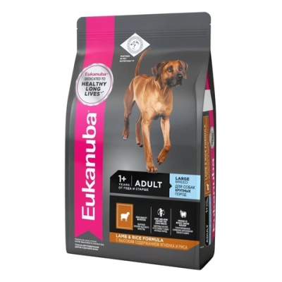 Корм для собак крупных пород, Eukanuba Dog LARGE L&R, с ягненком и рисом