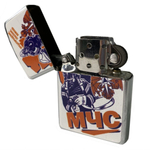 Металлическая бензиновая зажигалка Zippo с принтом МЧС